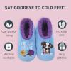 imageSnoozies Pairable Slipper Socks  Funny House Slippers for Women NonSlip Fuzzy Slipper SocksThe Cat Did It