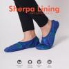 imageSnoozies Skinnies Slipper Socks Cozy Foldable Slippers for Women Non Slip Socks for Travel ampamp Indoors  Bright DaisyFireworks