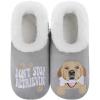 imageSnoozies Pairable Slipper Socks  Funny House Slippers for Women NonSlip Fuzzy Slipper SocksDont Stop Retrievin