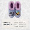 imageSnoozies Pairable Slipper Socks  Slippers for Women NonSlip Fuzzy Slipper SocksBee Kind