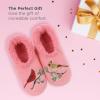 imageSnoozies Pairable Slipper Socks  Slippers for Women NonSlip Fuzzy Slipper SocksCardinals