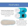 imageSnoozies Pairable Slipper Socks  Slippers for Women NonSlip Fuzzy Slipper SocksDont Worry Bee Happy