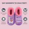 imageSnoozies Pairable Slipper Socks  Slippers for Women NonSlip Fuzzy Slipper SocksDrama Llama