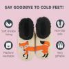 imageSnoozies Pairable Slipper Socks  Slippers for Women NonSlip Fuzzy Slipper SocksFeelin Foxy