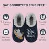 imageSnoozies Pairable Slipper Socks  Slippers for Women NonSlip Fuzzy Slipper SocksKoalaNaptime