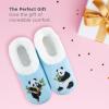 imageSnoozies Pairable Slipper Socks  Slippers for Women NonSlip Fuzzy Slipper SocksLt Blue