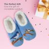 imageSnoozies Pairable Slipper Socks  Slippers for Women NonSlip Fuzzy Slipper SocksMother Bird