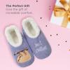 imageSnoozies Pairable Slipper Socks  Slippers for Women NonSlip Fuzzy Slipper SocksSloth Just Chillin
