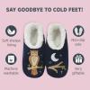 imageSnoozies Pairable Slipper Socks  Slippers for Women NonSlip Fuzzy Slipper SocksUp Owl Night