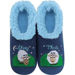 imageSnoozies Pairable Slipper Socks  Slippers for Women NonSlip Fuzzy Slipper SocksSheep Thrills