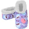 imageSnoozies SherpaLined Slipper Socks  Fuzzy and Cute Slippers for Women with NonSlip Sole  Ladies Warm SlippersPurple