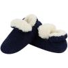 imageSnoozies Slippers for Women Warm Fall and Winter Slippers for Women Cozy Indoor Slippers for Women with NonSlip SoleNavy