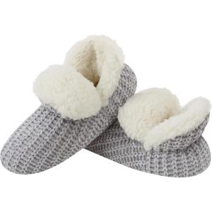 imageSnoozies Slippers for Women Warm Fall and Winter Slippers for Women Cozy Indoor Slippers for Women with NonSlip SoleGrey