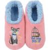 imageSnoozies Pairable Slipper Socks  Funny House Slippers for Women NonSlip Fuzzy Slipper SocksThe Dog Did It