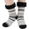 imageSnoozies Womens Fireside Sherpa Tall Socks