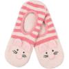 imageSnoozies Womens Animal Socks NonSkid  Fun Fuzzy Grippy Socks for Women  Cozy GiftsPink Cat