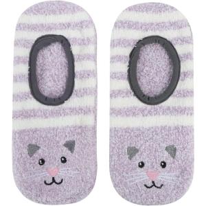 imageSnoozies Womens Animal Socks NonSkid  Fun Fuzzy Grippy Socks for Women  Cozy GiftsCat