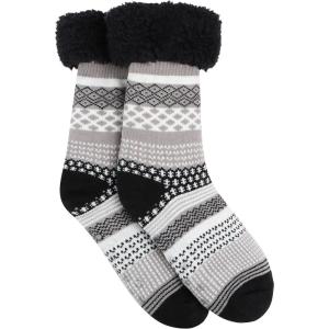 imageSnoozies Womens Fireside Sherpa Tall Socks