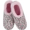 imageSnoozies Slipper Socks for Women Indoor Cozy SherpaLined Womens Slippers NonSkid Ladies GiftsPet Lovers  Leopard