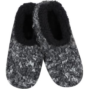 imageSnoozies Slipper Socks for Women Indoor Cozy SherpaLined Womens Slippers NonSkid Ladies GiftsBlack 4