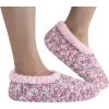 imageSnoozies Slipper Socks for Women Indoor Cozy SherpaLined Womens Slippers NonSkid Ladies GiftsPink 5