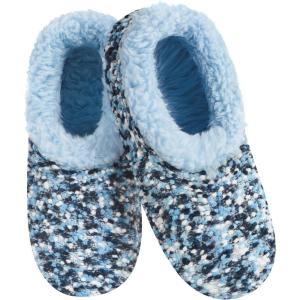 imageSnoozies Slipper Socks for Women Indoor Cozy SherpaLined Womens Slippers NonSkid Ladies GiftsNavy 1