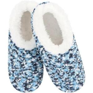 imageSnoozies Slipper Socks for Women Indoor Cozy SherpaLined Womens Slippers NonSkid Ladies GiftsNavy
