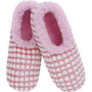 imageSnoozies Slipper Socks for Women Indoor Cozy SherpaLined Womens Slippers NonSkid Ladies GiftsPink 2
