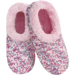 imageSnoozies Slipper Socks for Women Indoor Cozy SherpaLined Womens Slippers NonSkid Ladies GiftsPink 5