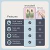 imageSmoozie Pairable Food Socks  Funny House Slippers for Women NonSlip Fuzzy Slipper SocksSage Green