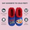 imageSmoozie Pairable Food Socks  Funny House Slippers for Women NonSlip Fuzzy Slipper SocksSeafood Lovers