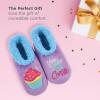 imageSmoozie Pairable Food Socks  Funny House Slippers for Women NonSlip Fuzzy Slipper SocksYou Bake Me Crazy