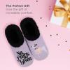imageSnoozies Pairable Slipper Socks  NonSlip Fuzzy Slippers for WomenNo Fluffs Given