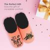 imageSnoozies Pairable Slipper Socks  NonSlip Fuzzy Slippers for WomenRuff Life