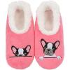 imageSnoozies Pairable Slipper Socks  NonSlip Fuzzy Slippers for WomenFrenchie