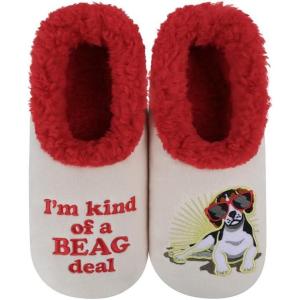 imageSnoozies Pairable Slipper Socks  NonSlip Fuzzy Slippers for WomenBeag Deal