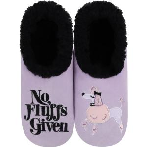 imageSnoozies Pairable Slipper Socks  NonSlip Fuzzy Slippers for WomenNo Fluffs Given