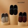 imageSnoozies Alpine Corduroy Memory Foam Slippers for Men Indoor Soft SherpaLined Mens House Shoes NonSkidLt Grey