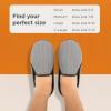imageSnoozies Alpine Corduroy Memory Foam Slippers for Men Indoor Soft SherpaLined Mens House Shoes NonSkidLt Grey