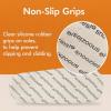 imageSnoozies Alpine Corduroy Memory Foam Slippers for Men Indoor Soft SherpaLined Mens House Shoes NonSkidLt Grey