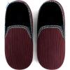 imageSnoozies Alpine Corduroy Memory Foam Slippers for Men Indoor Soft SherpaLined Mens House Shoes NonSkidBurgundy