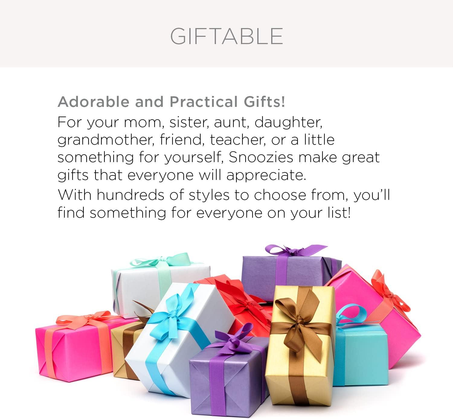 imageSnoozies Whimsical Cute Animal Slipper Socks for Women Animal Slippers Gifts for WomenPink