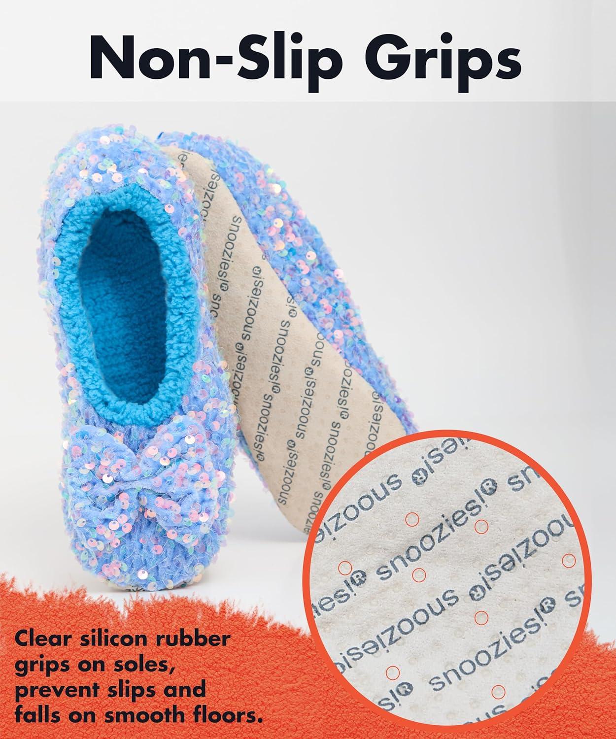 imageSnoozies Womens Glamour Bling BallerinaBlue