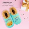 imageSnoozies Pairables Wine Slippers for Women Indoor Funny Slipper Socks with Soft Sherpa Lining and NonSkid Sole Wine GiftsAll I Need is Some Coffee  Jesus