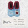 imageSnoozies Pairables Wine Slippers for Women Indoor Funny Slipper Socks with Soft Sherpa Lining and NonSkid Sole Wine GiftsCloud Wine