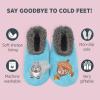 imageSnoozies Pairables Wine Slippers for Women Indoor Funny Slipper Socks with Soft Sherpa Lining and NonSkid Sole Wine GiftsSquirrel Oh  Nuts