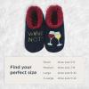 imageSnoozies Pairables Wine Slippers for Women Indoor Funny Slipper Socks with Soft Sherpa Lining and NonSkid Sole Wine GiftsWine Not
