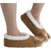 imageSnoozies Whimsical Cute Animal Slipper Socks for Women Animal Slippers Gifts for WomenTan