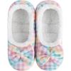 imageSnoozies Ballerina Slippers for Women with Bow  Cute Slipper Socks for Women Indoor  Non Skid Sole and Soft Sherpa LiningGing