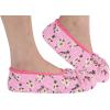 imageSnoozies Ballerina Slippers for Women with Bow  Cute Slipper Socks for Women Indoor  Non Skid Sole and Soft Sherpa LiningPink 3